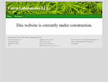 Tablet Screenshot of green-labs.com